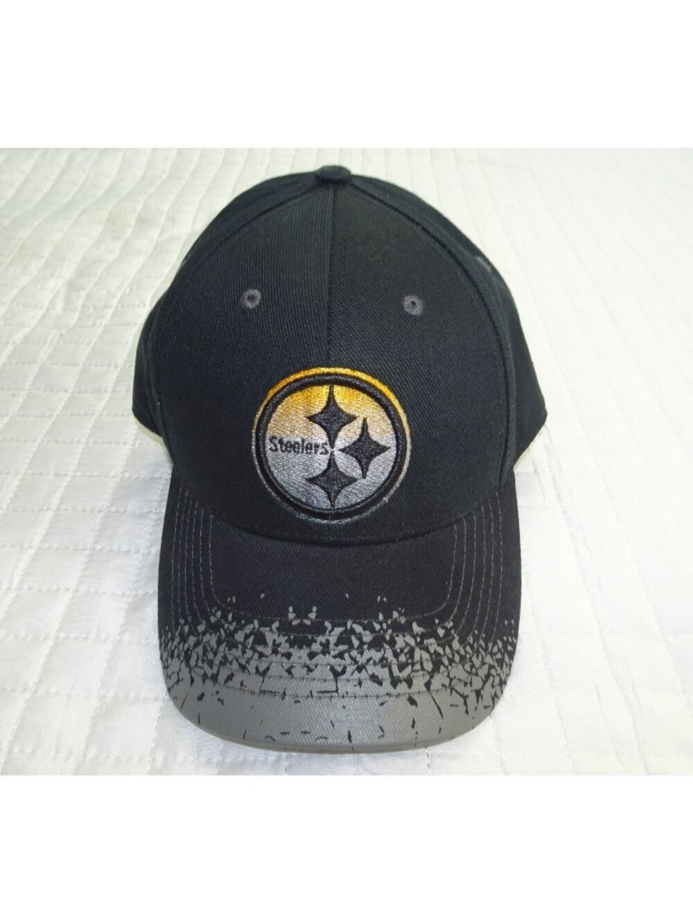 NFL Pittsburg Steeler Black Adjustable Hat Cap